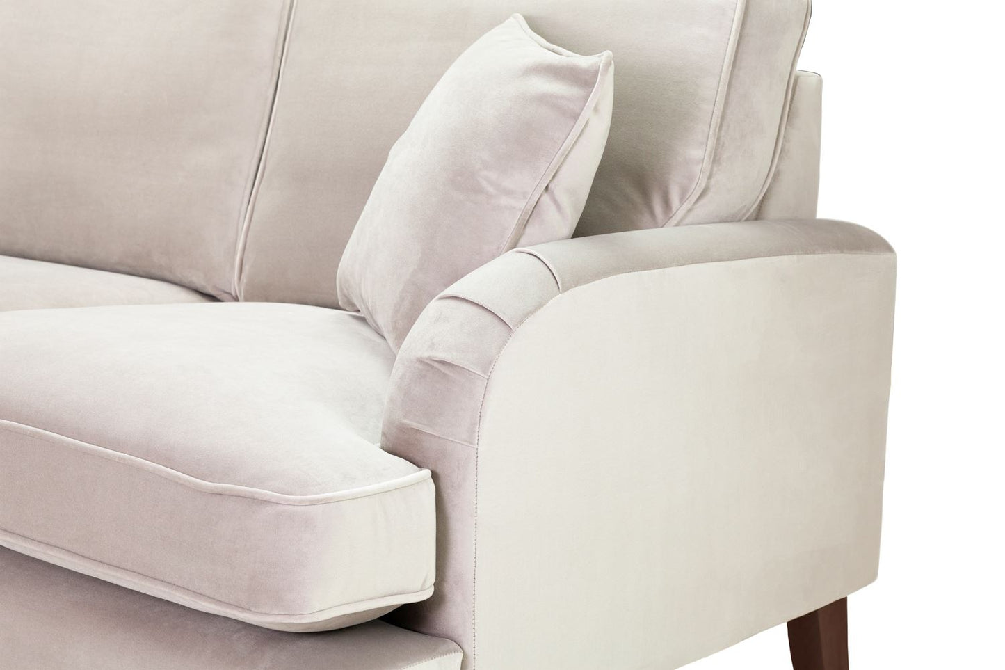 Basil Sofa Plush Beige Right Hand Facing Corner
