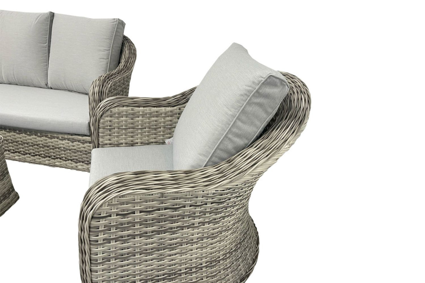 Isla Rattan Lounge Set – Grey