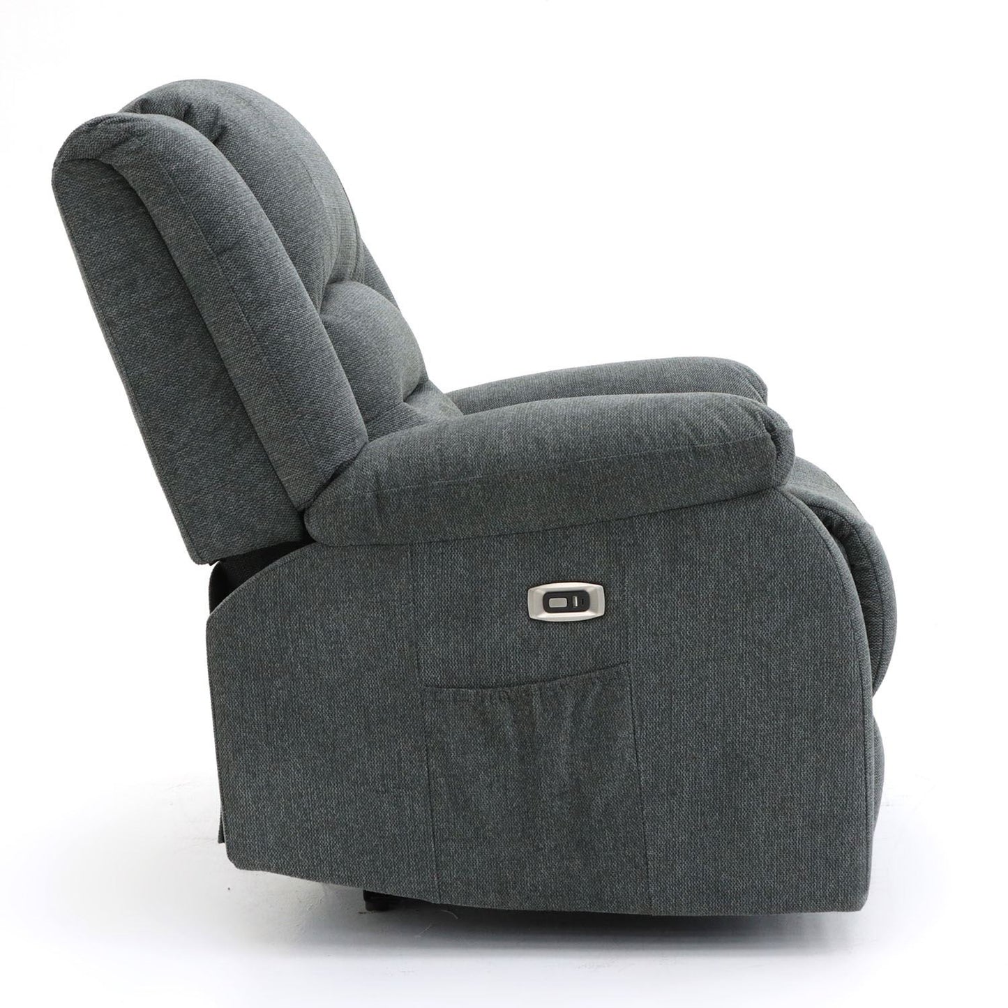 Alto Electric Recliner Sofa Graphite 3 Seater