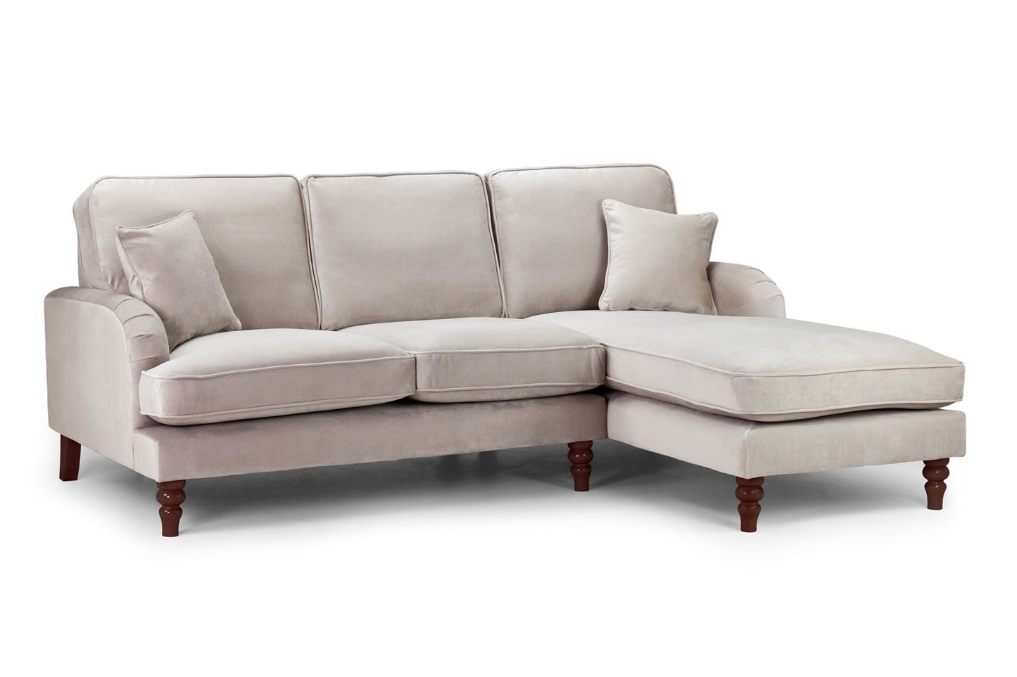 Basil Sofa Plush Beige Right Hand Facing Corner