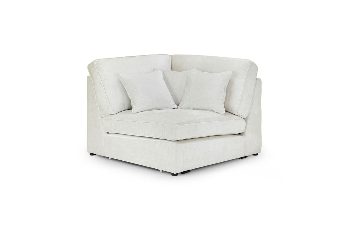 Katia Modular Sofa Ivory Corner Piece