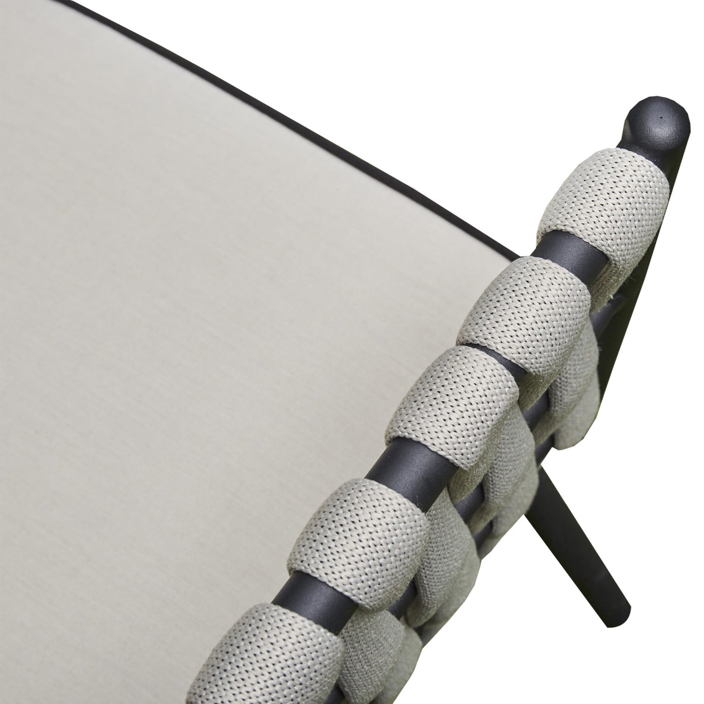 Axe Aluminium & Rope Lounge Set - Grey