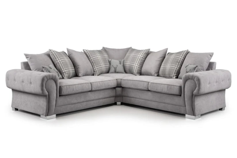Vespa Scatterback Sofa Grey Large Corner