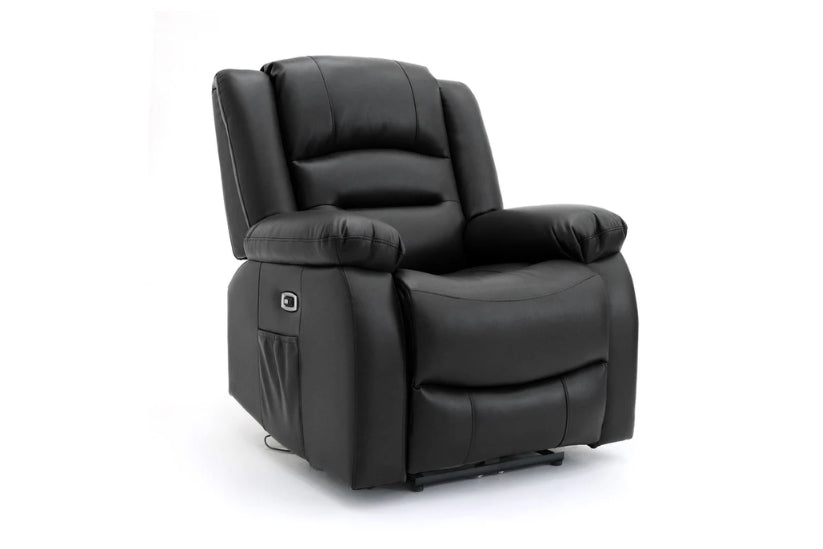 Alto Electric Recliner Sofa Black Armchair