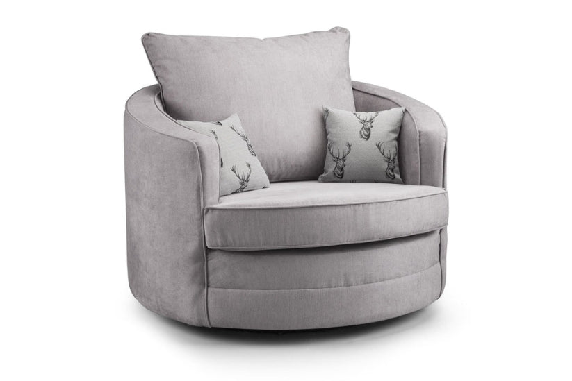 Vespa Sofa Grey Swivel Chair