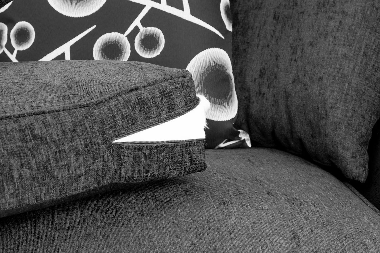 Shani Sofa Black/Grey 3+2 Set