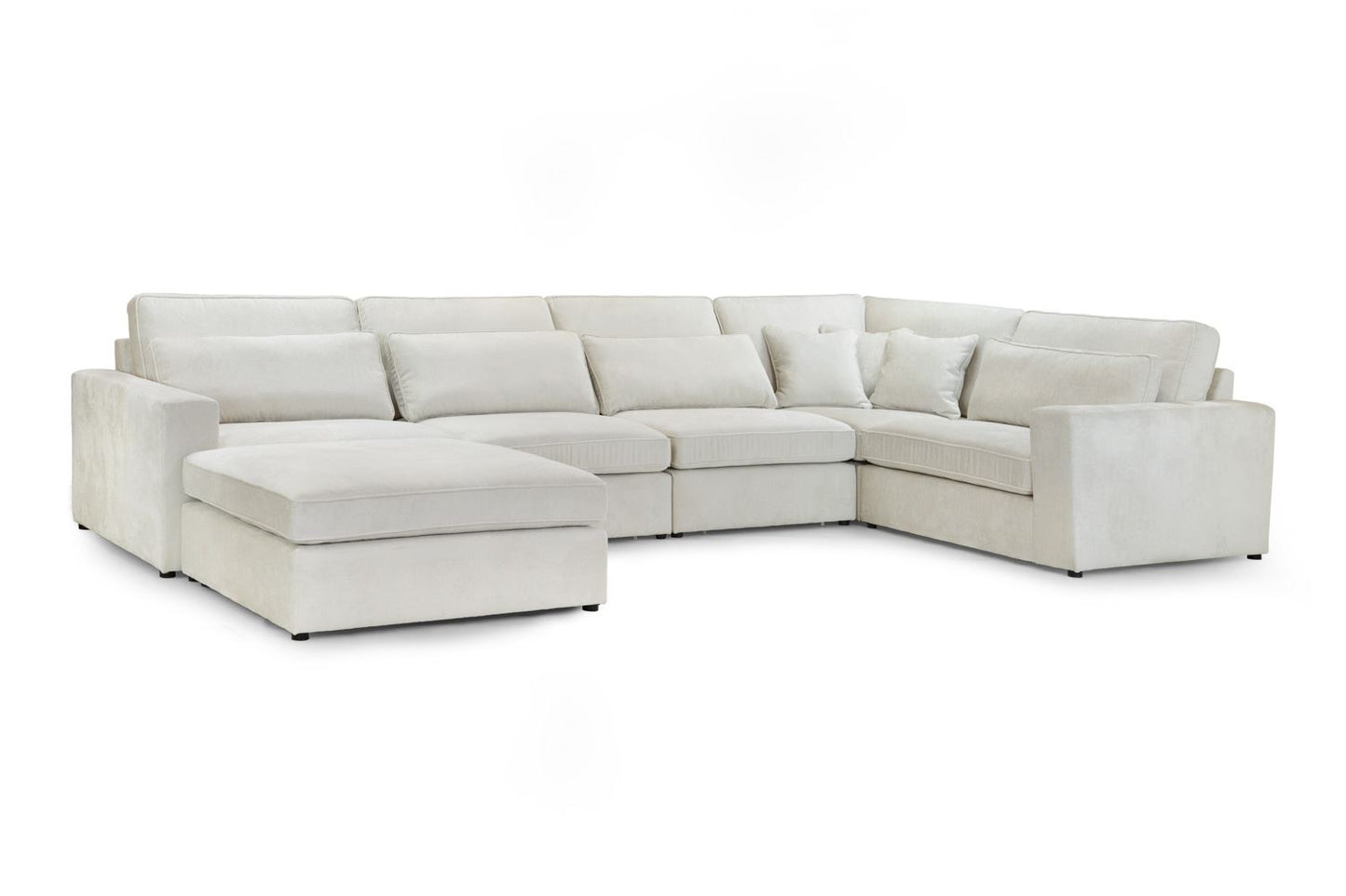 Katia Modular Sofa Ivory Left Hand Facing Corner