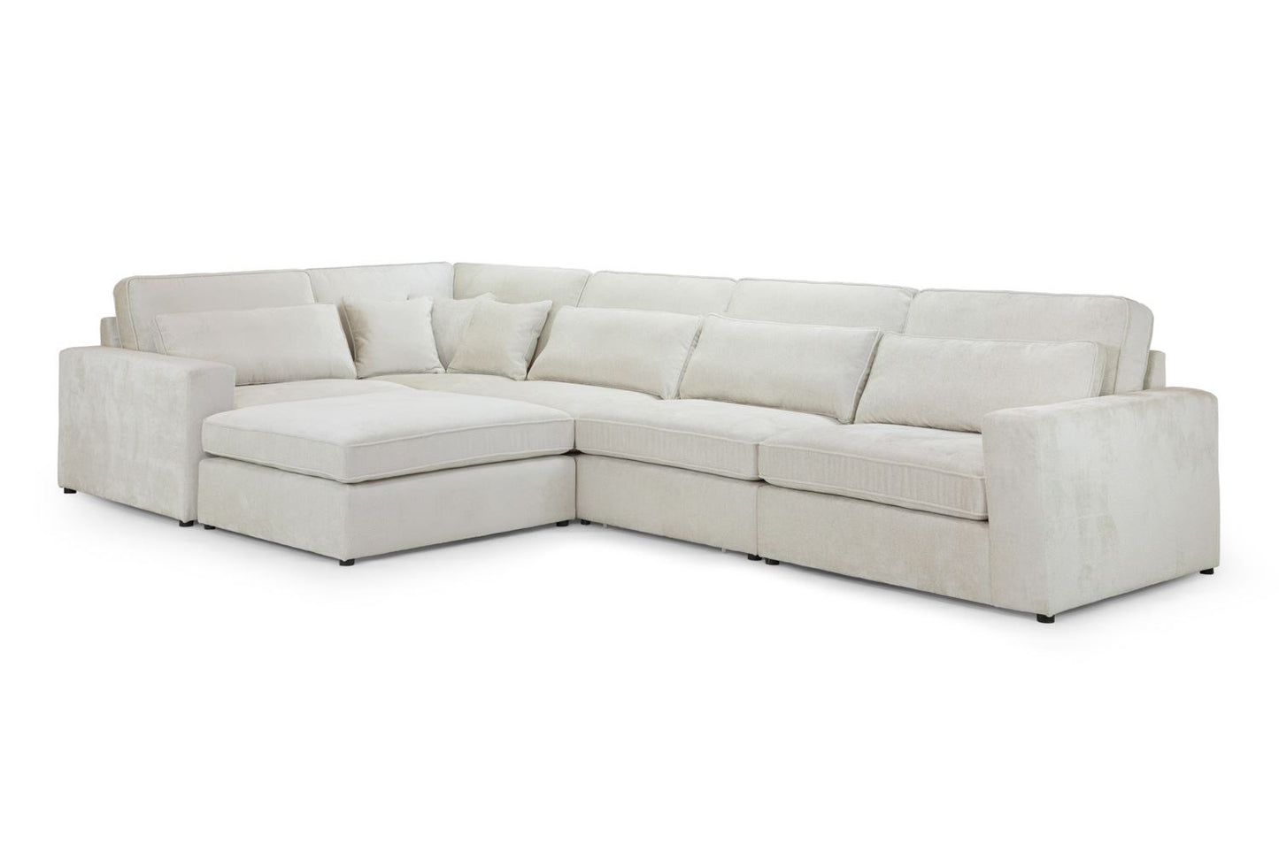 Katia Modular Sofa Ivory Left Hand Facing Corner