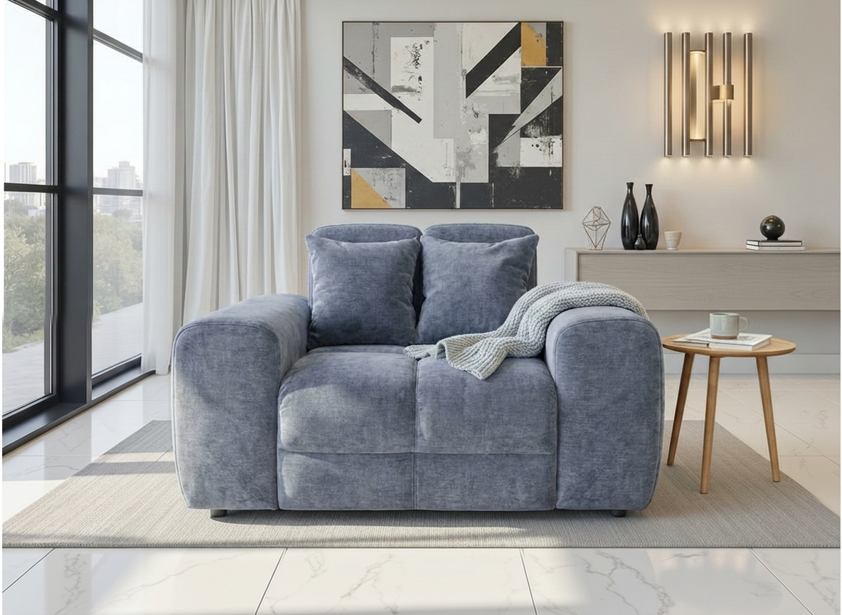 Jackson Slate Blue Armchair