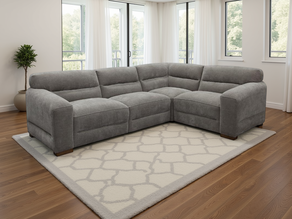 The Pasha Universal Corner Light Grey Sofa