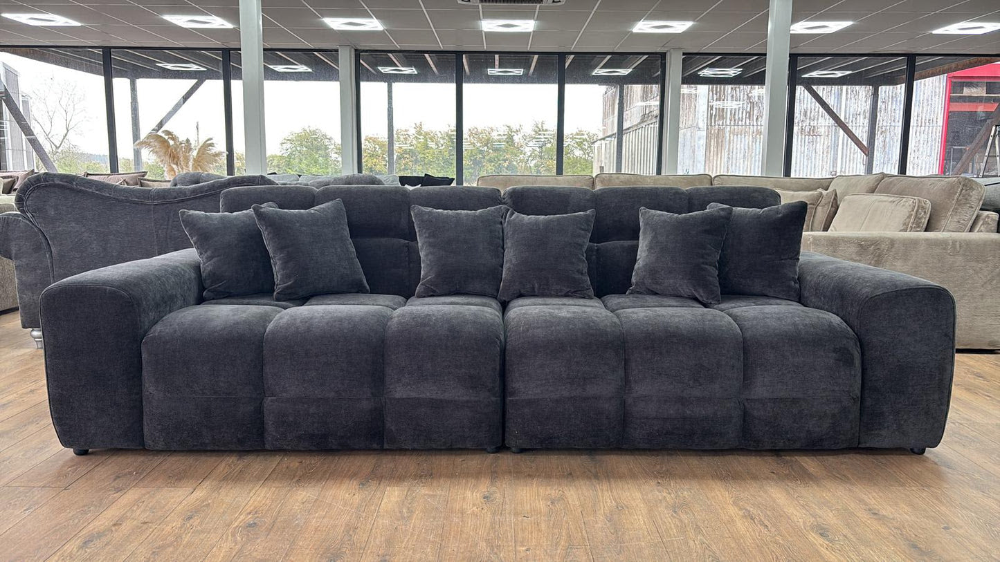 Jackson 4 Seater Dark Grey Sofa