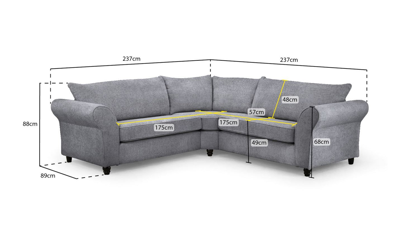 Cole Sofa Slate Large Corner