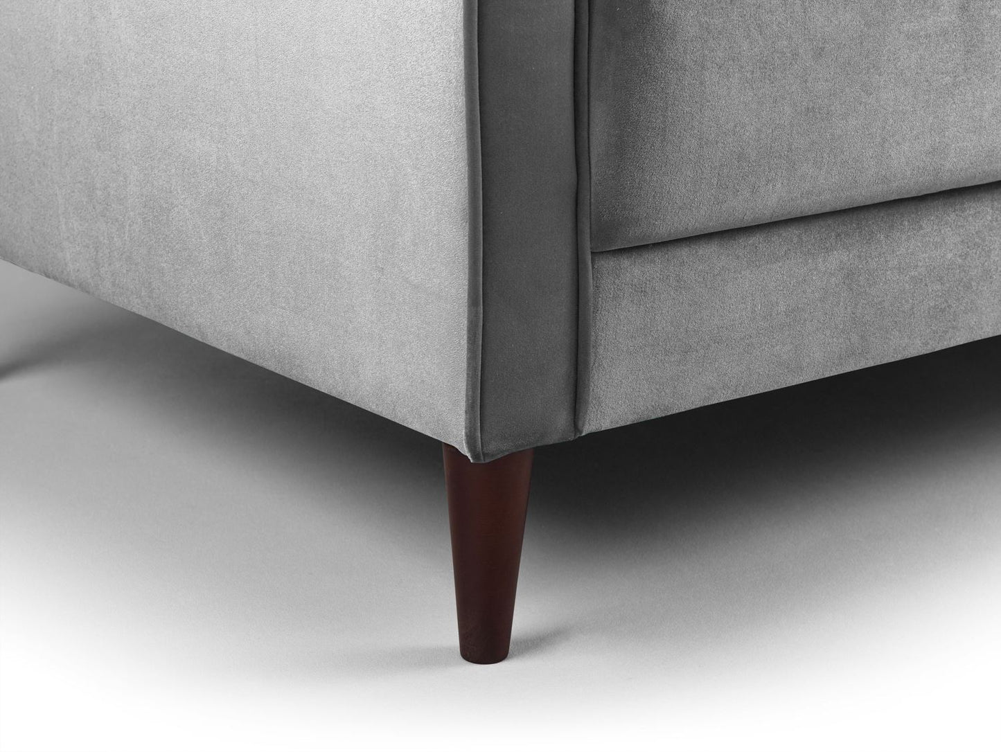 Herald Sofa Plush Grey Footstool