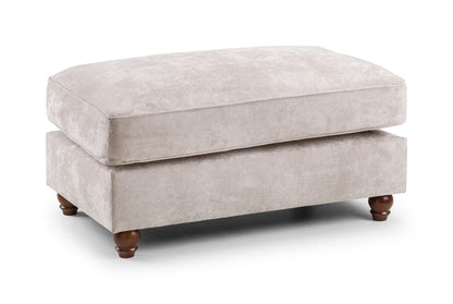 Florence Chesterfield Sofa Beige Footstool