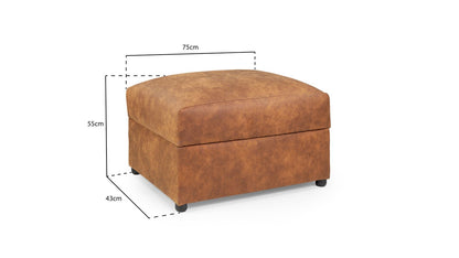 Willow Sofa Tan Footstool