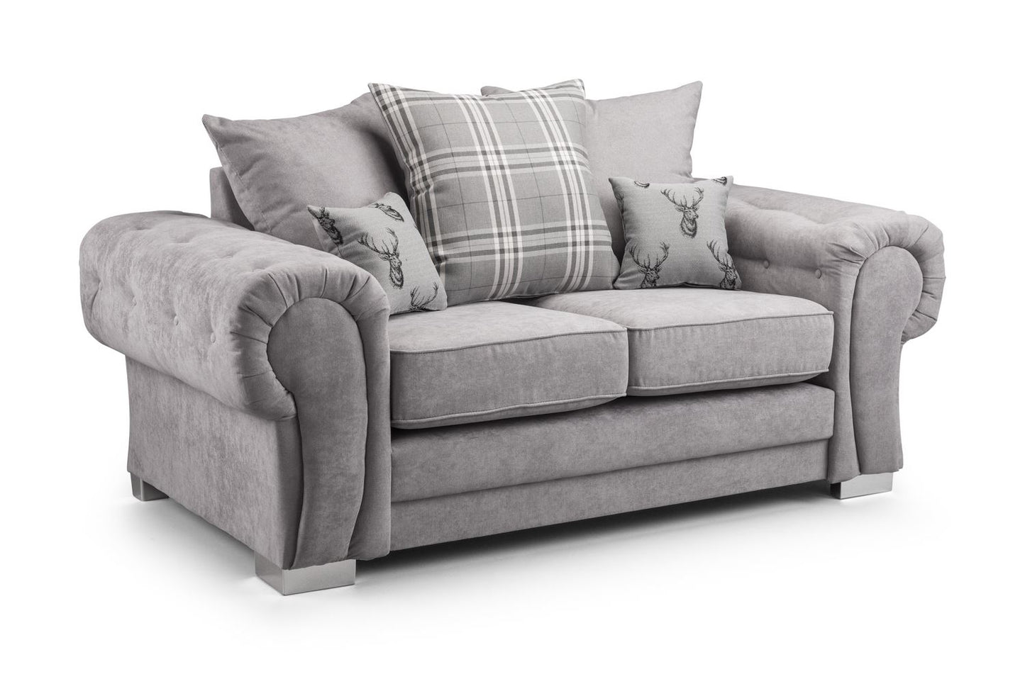 Vespa Scatterback Sofa Grey 2 Seater