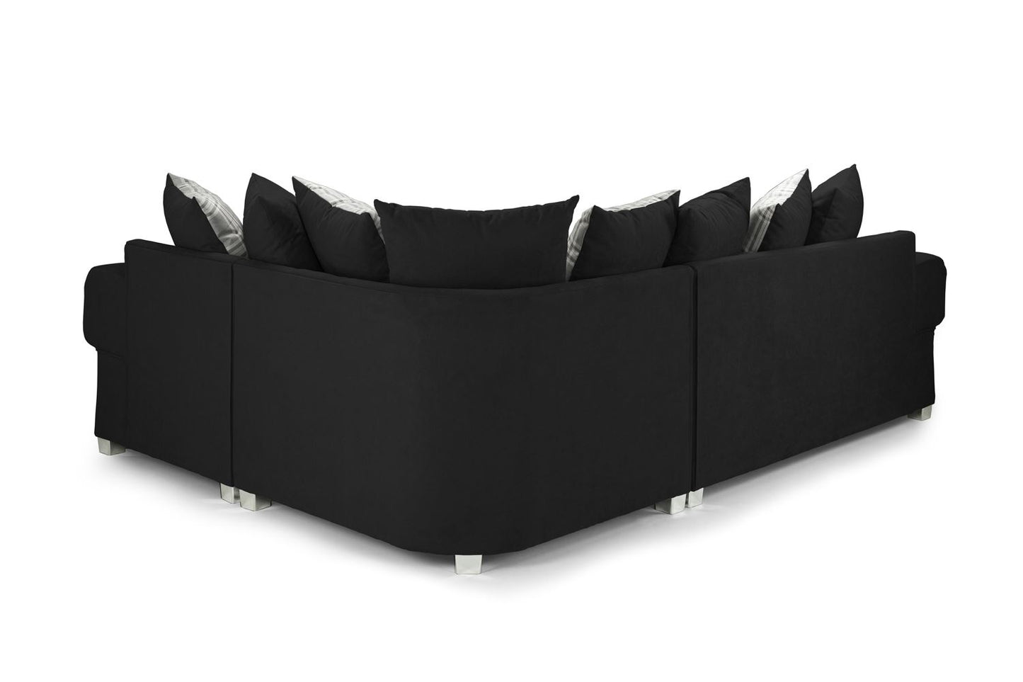 Vespa Scatterback Sofa Black Right Hand Facing Corner