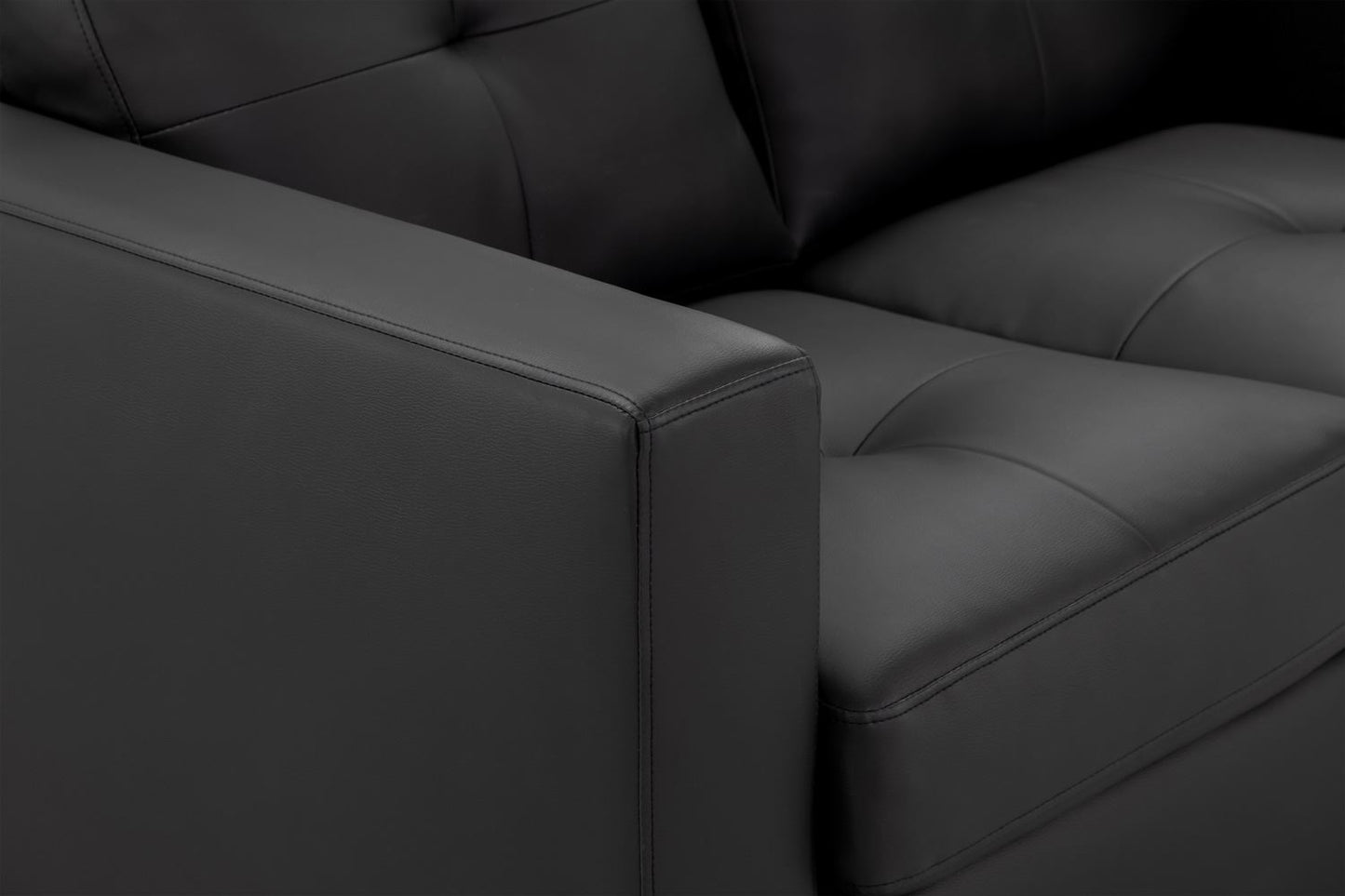 Jeremi Sofa Black 3+2 Set