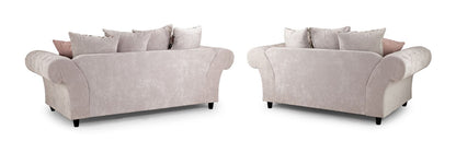 Florence Chesterfield Sofa Beige 3+2 Set