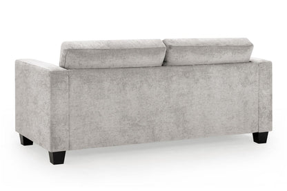 Jeremi Sofa Grey Fabric 3 Seater