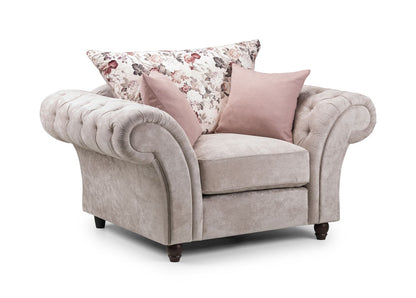 Florence Chesterfield Sofa Beige Armchair