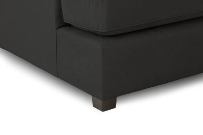 Barnaby Sofa Black U Shape Corner