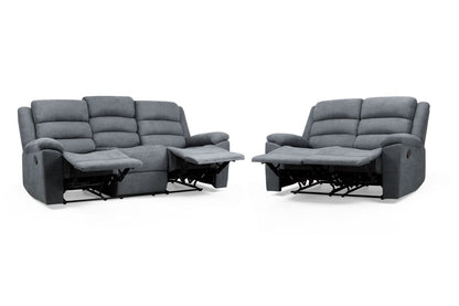 Sable Recliner Sofa Grey 3+2 Set