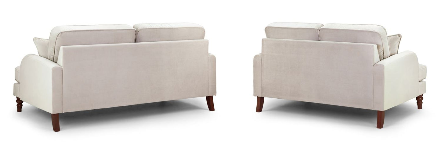 Basil Sofa Plush Beige 3+2 Set