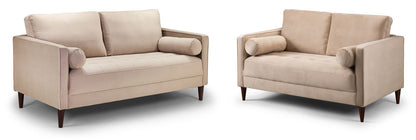 Herald Sofa Plush Beige 3+2 Set