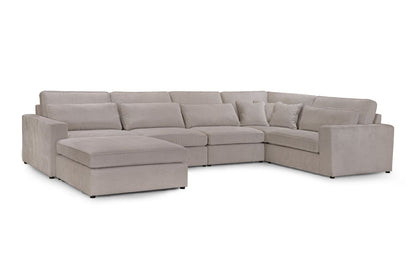 Katia Modular Sofa Mocha Armless Piece