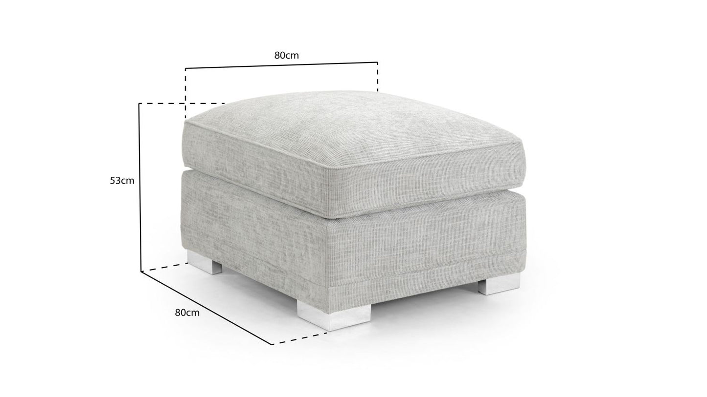 Statton Sofa Grey Footstool