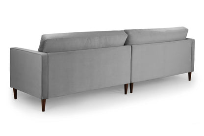 Herald Sofa Plush Grey 4 Seater