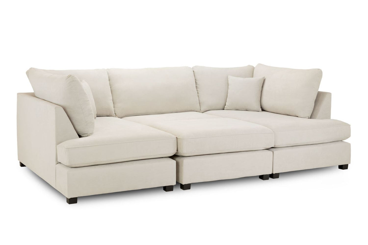 Barnaby Sofa Beige U Shape Corner