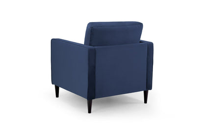 Herald Sofa Plush Blue Armchair