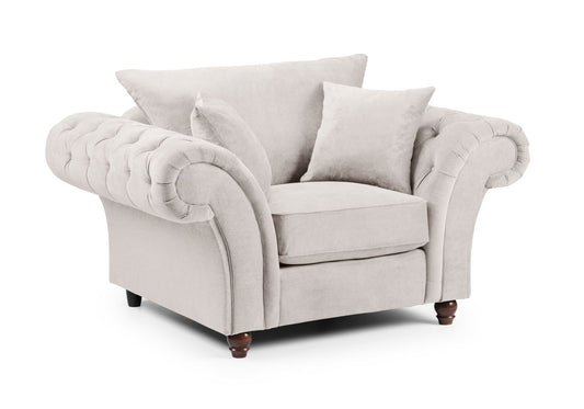 Buckingham Fullback Sofa Stone Armchair