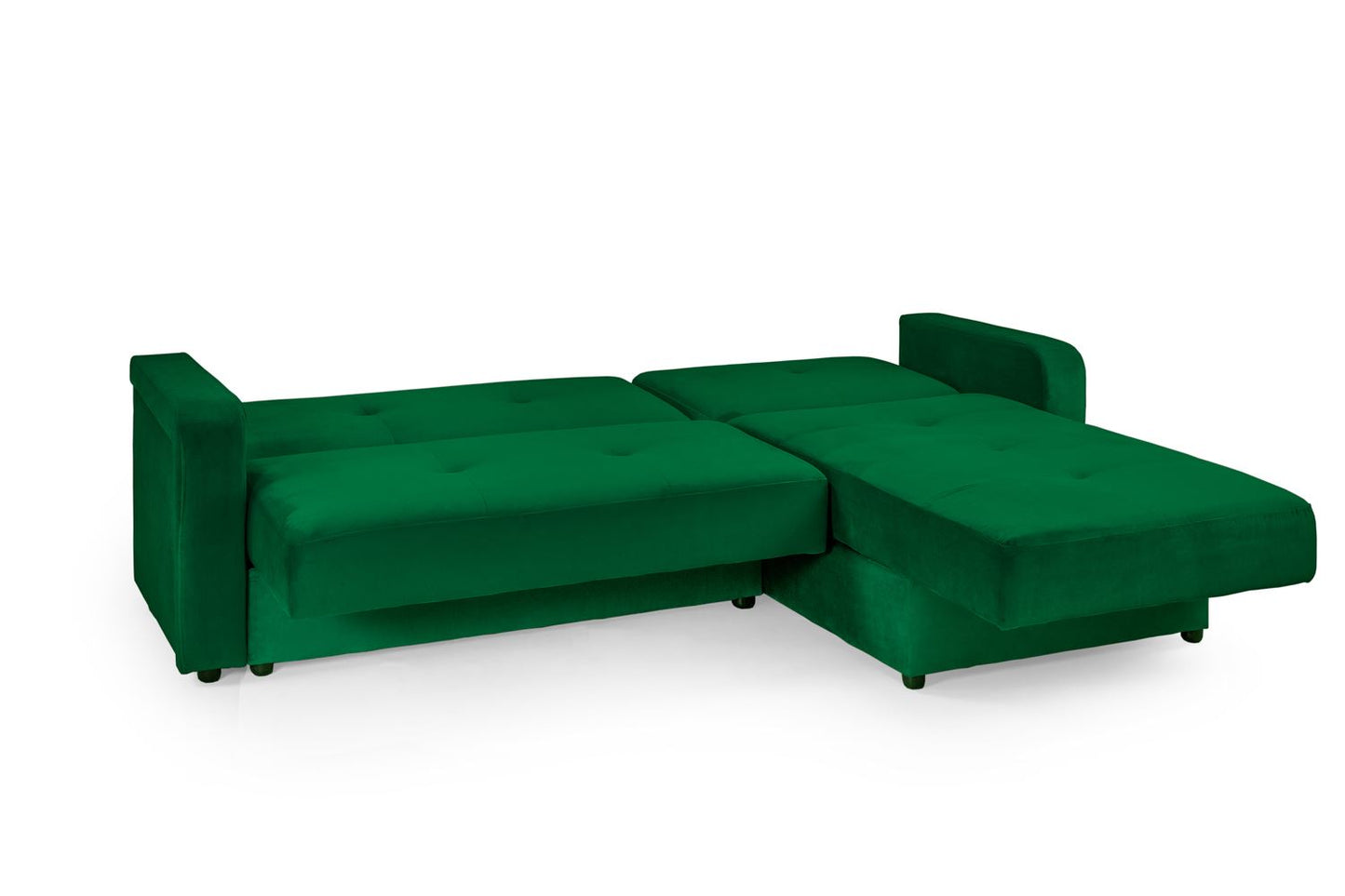 Kira Sofabed Plush Green Universal Corner