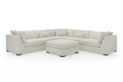 Monaco Sofa Stone Large Corner