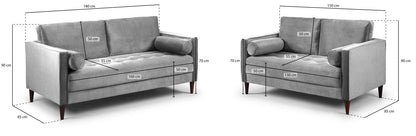 Herald Sofa Plush Green 3+2 Set