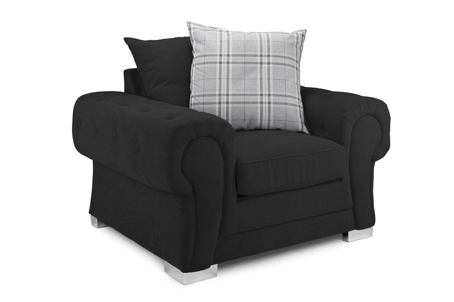 Vespa Scatterback Sofa Black Armchair