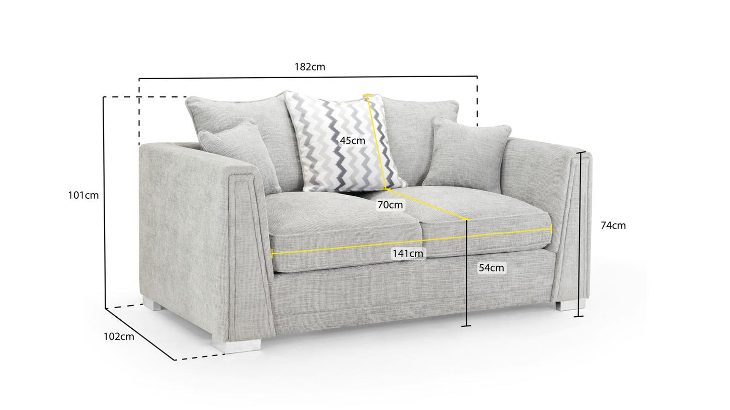 Statton Sofa Grey 2 Seater