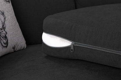 Vespa Sofa Grey Footstool