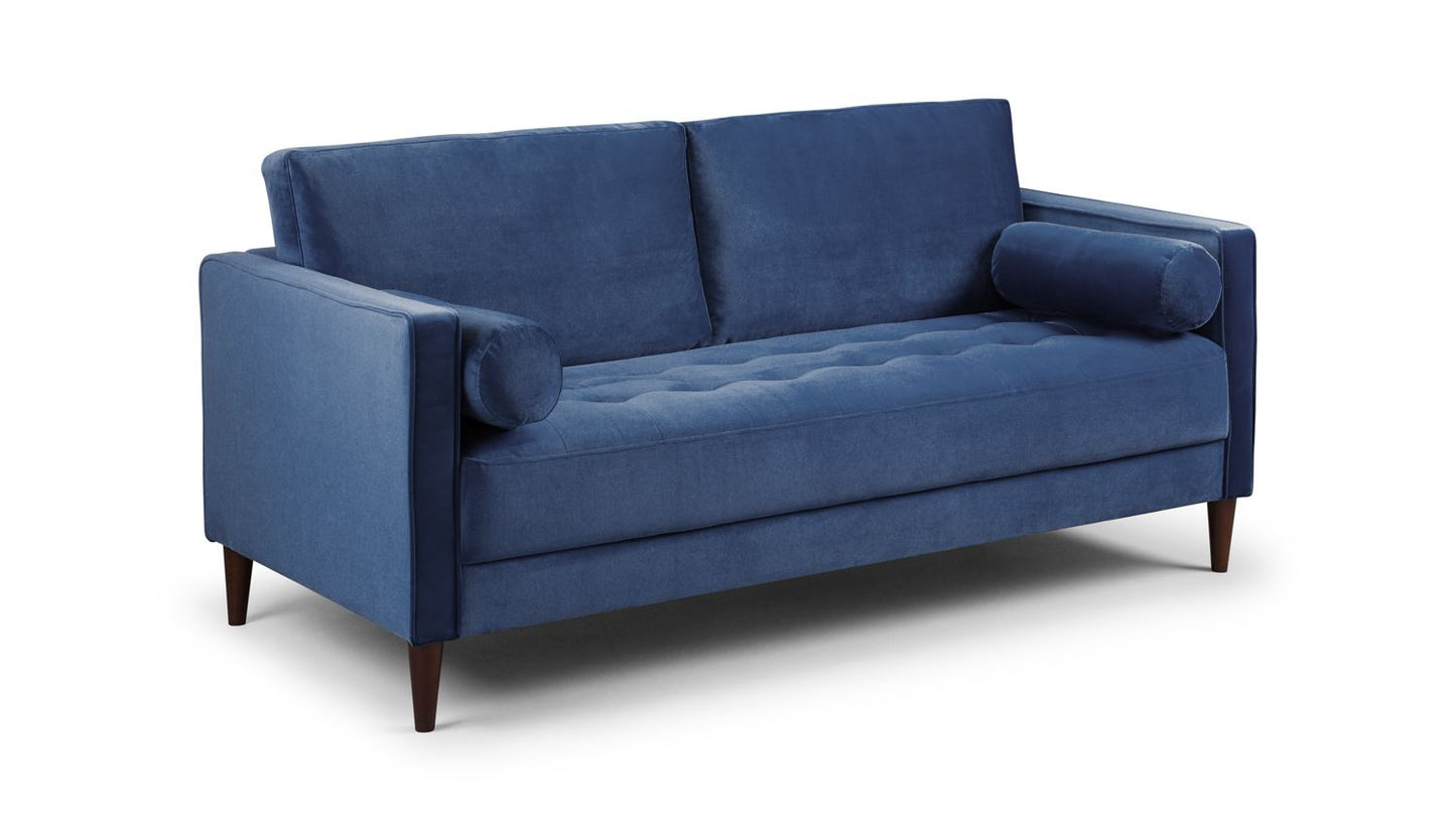 Herald Sofa Plush Blue 3 Seater