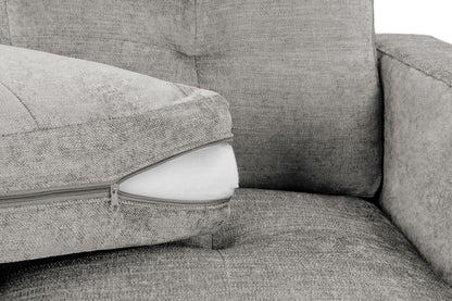 Jeremi Sofa Grey Fabric Armchair