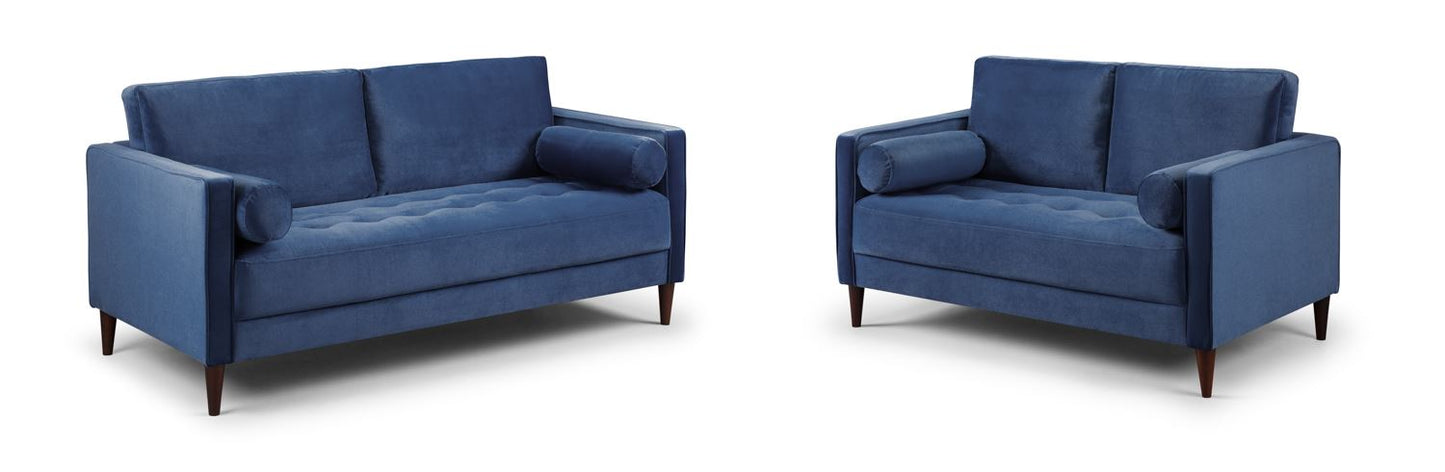 Herald Sofa Plush Blue 3+2 Set