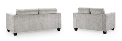 Jeremi Sofa Grey Fabric 3+2 Set