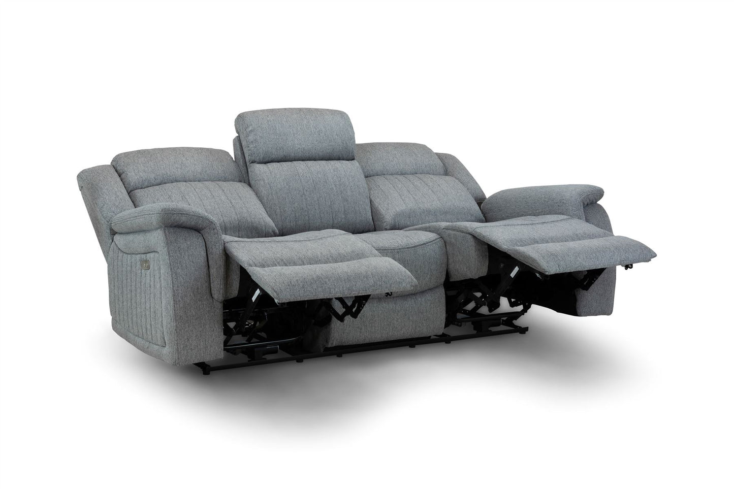 Liston Recliner Sofa Grey 3 Seater