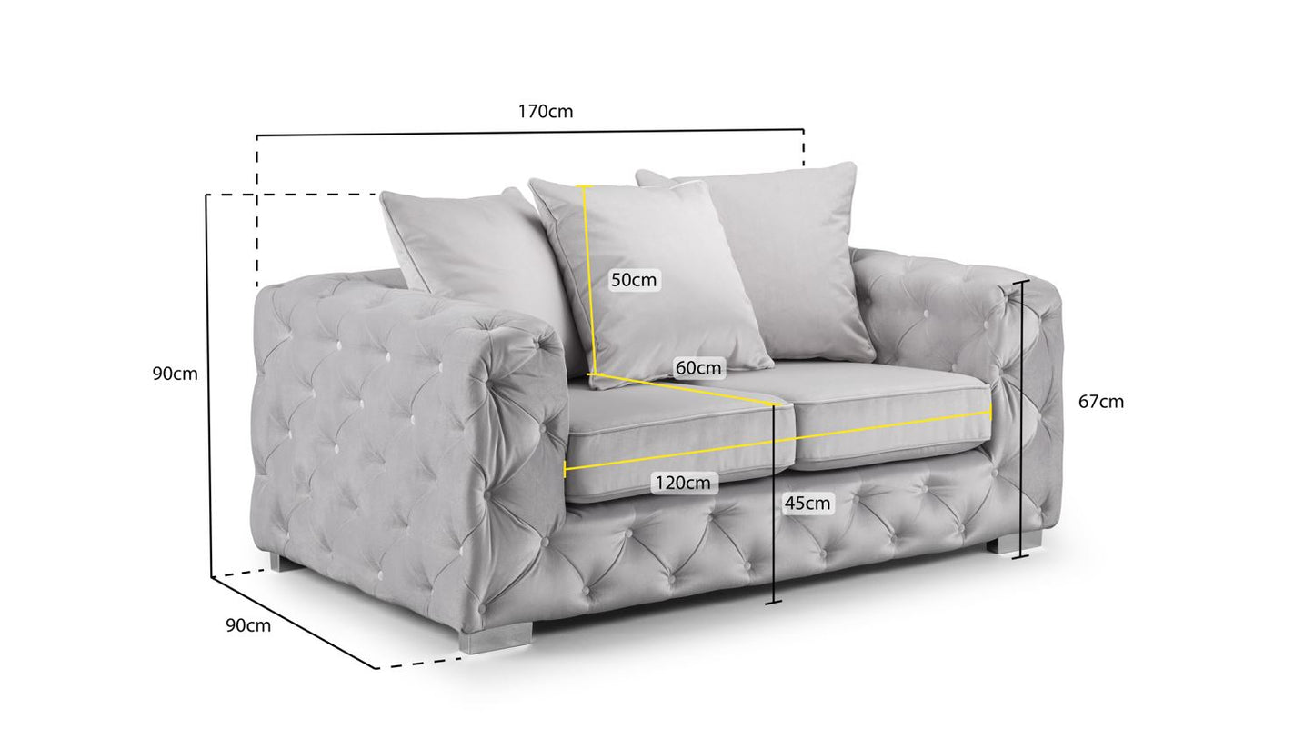 Ankara Sofa Slate 2 Seater