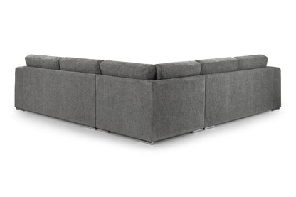 Naples Sofa Grey Large Corner