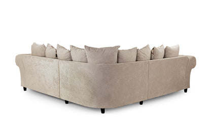 Florence Chesterfield Sofa Beige Large Corner