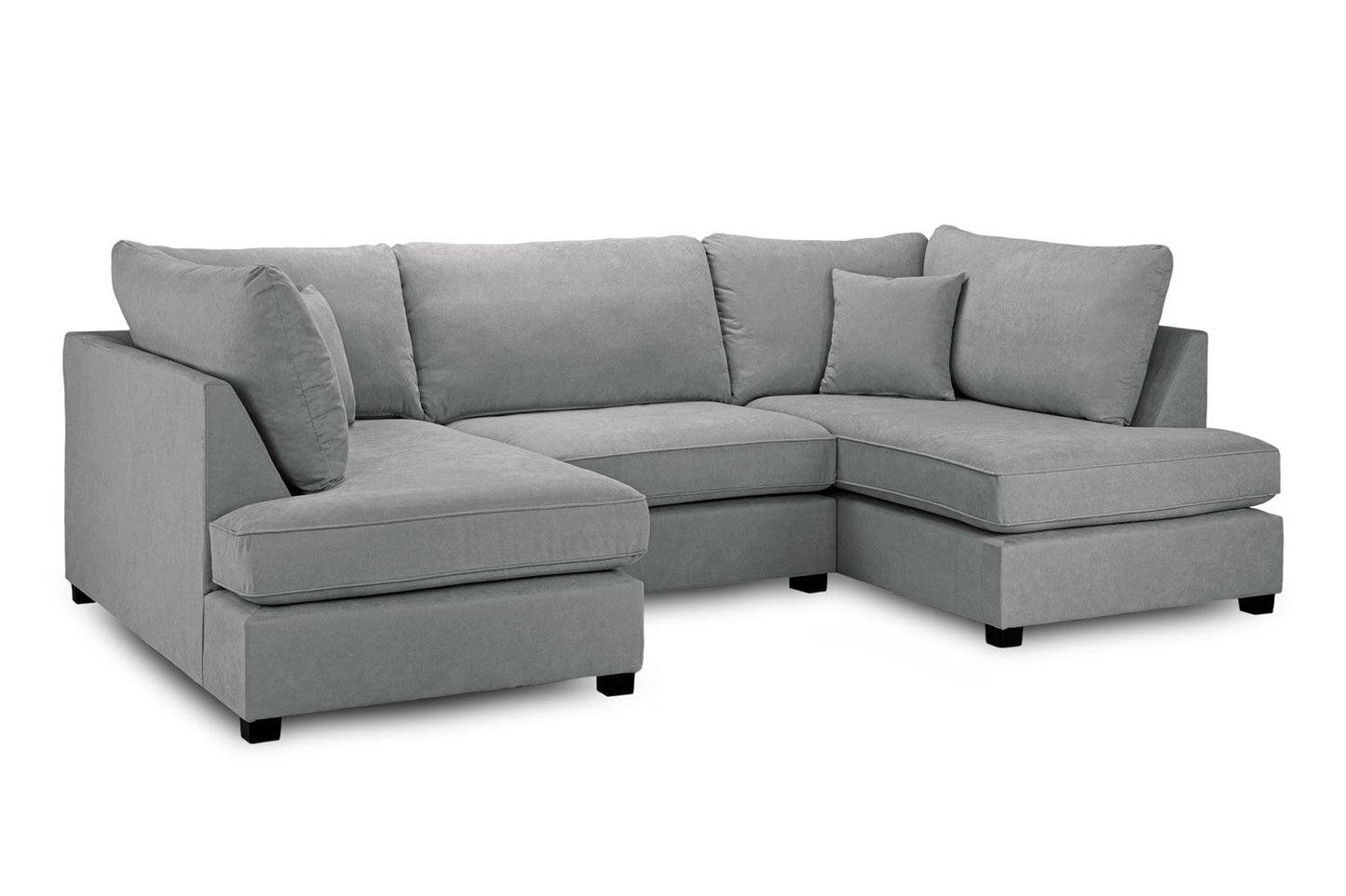 Barnaby Sofa Grey U Shape Corner